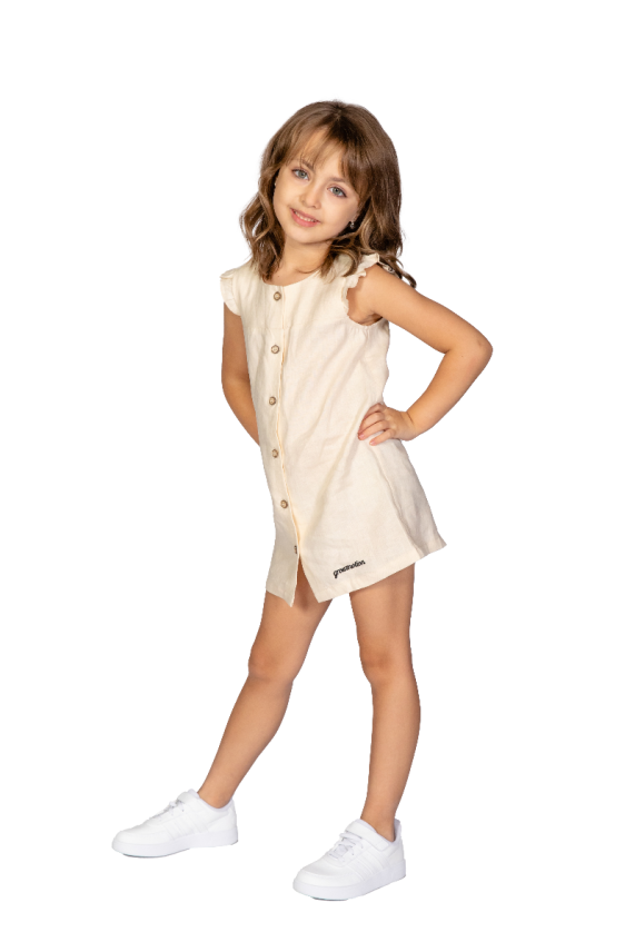 Girls Kid Dress beige